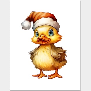 Christmas Duck Posters and Art